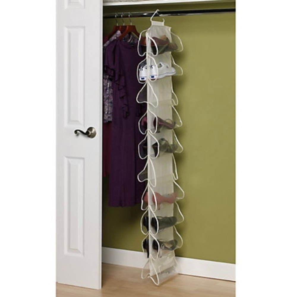 💛20 pocket shoe organizer clear